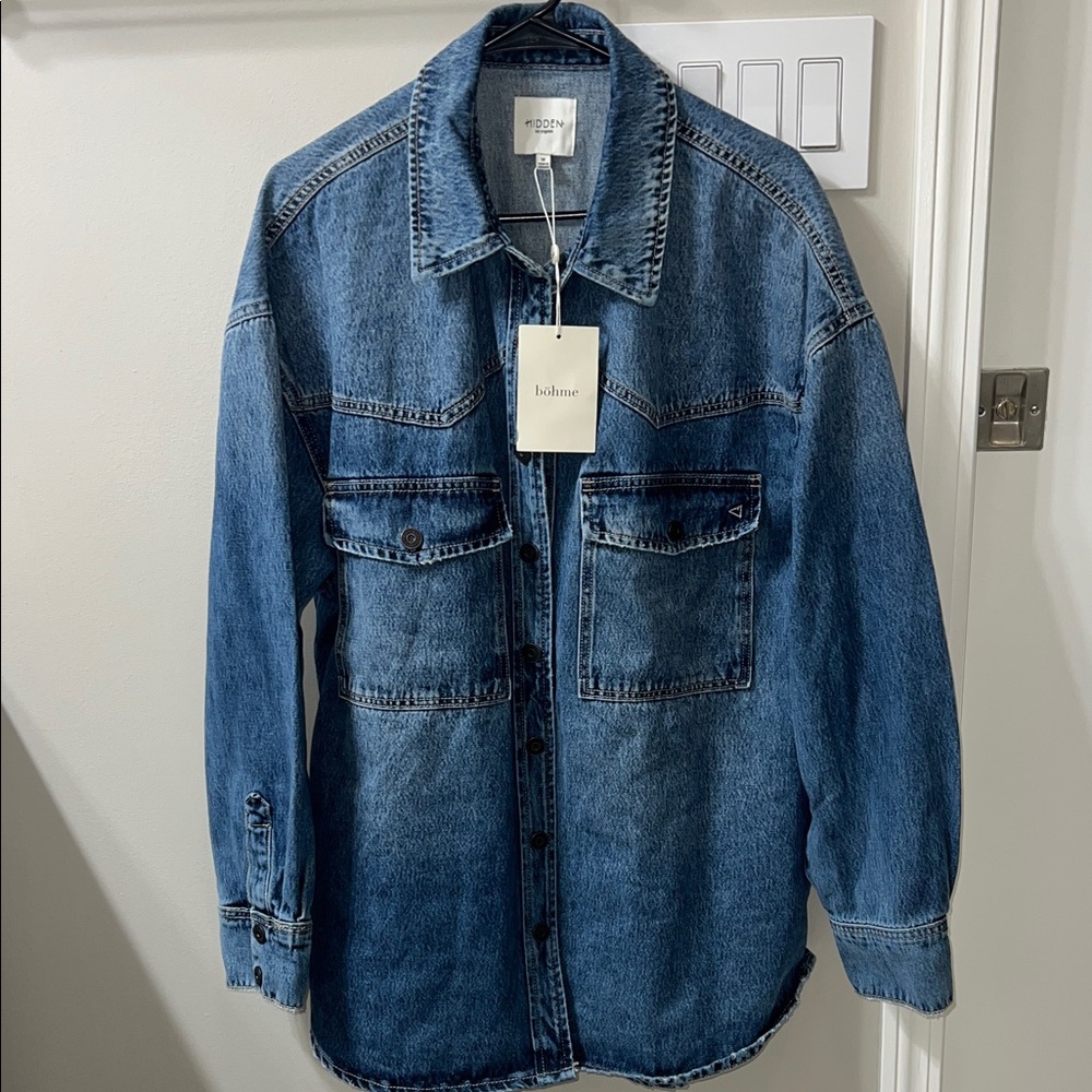 Böhme Blue Denim Shirt Jacket